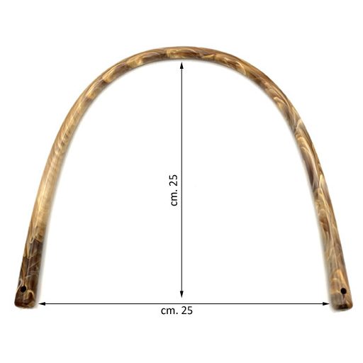 U-Shaped Long Plastic Bag Handle - Turtle Pattern