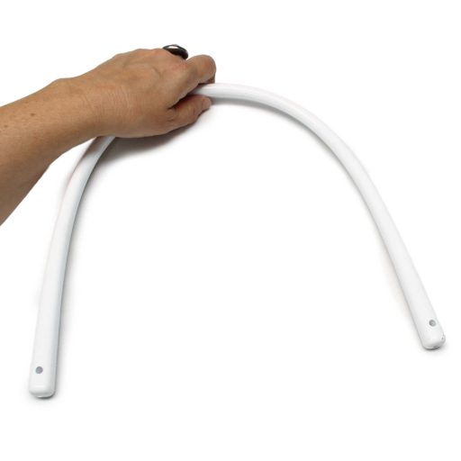 U-Shaped Long Plastic Bag Handle, White
