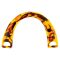 Turtle effect plastic handle, 10.5 cm