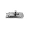 Turning lock, 2 pcs, silver colour