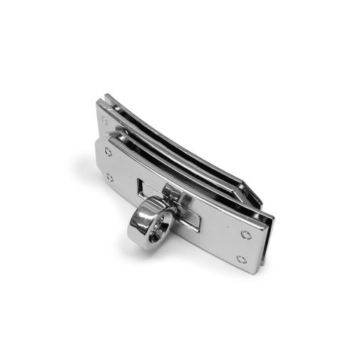 Turning lock, 2 pcs, silver colour