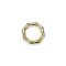 Spring Hook, 20 mm, Gold, Bamboo style