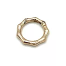 Spring Hook, 20 mm, Gold, Bamboo style