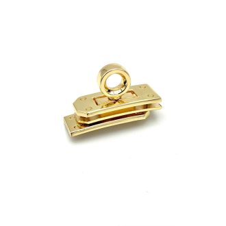 Luxury Bracelet Clasp for 13 mm Wide Straps, Gold Colour