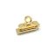 Luxury Bracelet Clasp for 13 mm Wide Straps, Gold Colour