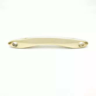 Plastic handle in gold colour