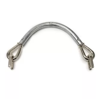 Elegant Curved Top Handle, Silver
