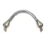 Elegant Curved Top Handle, Silver