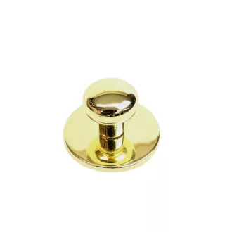 Oversized Ball Stud Bag Closure – 15 mm, gold coloured