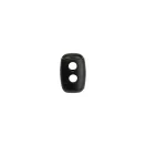 Spring Loaded Cord End for 5 mm Cord, Black Plastic
