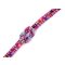Cord with Aztec pattern, pink, 6 mm