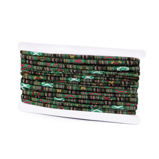 Aztec cord, 6 mm, green