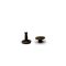 Double Headed Rivet, Brass coloured, 9 mm