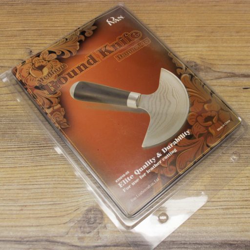 Damascus Leather Round Knife