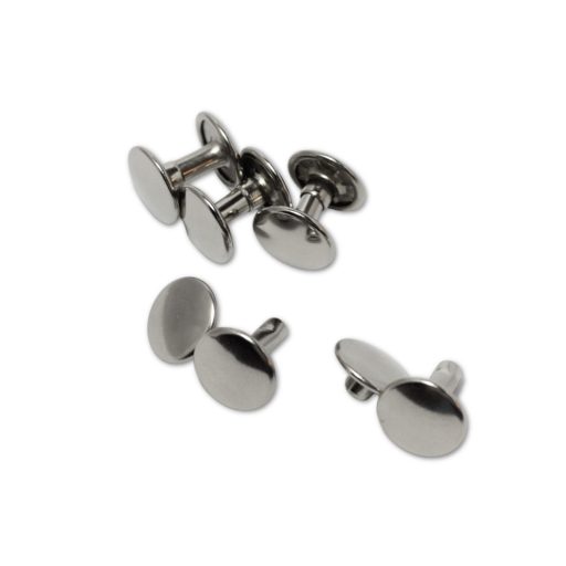 Double Headed Rivet, Nickel, 11 mm