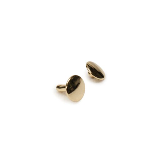 Double Headed Rivet, Gold, 11 mm