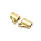 Screw-On Handle Connector in Pair, Gold