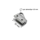 Screw-On Handle Connector in Pair, Gold