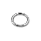 Zinc Alloy Circle, Nickel, 25 mm