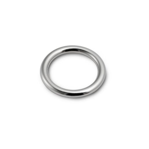 Zinc Alloy Circle, Nickel, 25 mm