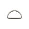 METAL D-RING 40x18x4 mm, nickel
