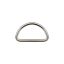 METAL D-RING 40x18x4 mm, nickel