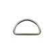 METAL D-RING 40x18x4 mm, nickel