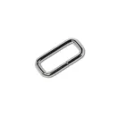 Iron Rectangle Shaped Handbag Strap Holder, Nickel, 30 mm x 10 mm, 4 mm Thickness
