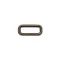 Iron Rectangle Shaped Handbag Strap Holder, Antique, 30 mm x 10 mm, 4 mm Thickness