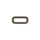 Iron Rectangle Shaped Handbag Strap Holder, Antique, 30 mm x 10 mm, 4 mm Thickness