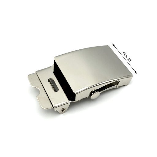 Military Belt Buckle, Nickel, 30 mm