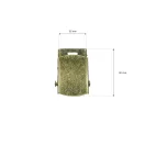 Military Belt Buckle, brass, 30 mm