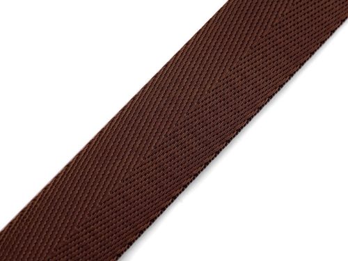 Satin Webbing, black, 25 mm