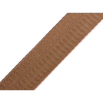 Satin Webbing, caramel, 25 mm