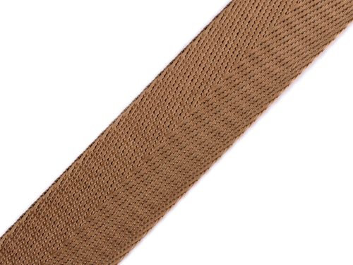 Satin Webbing, caramel, 25 mm