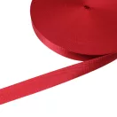 Satin Webbing, Red, 25 mm