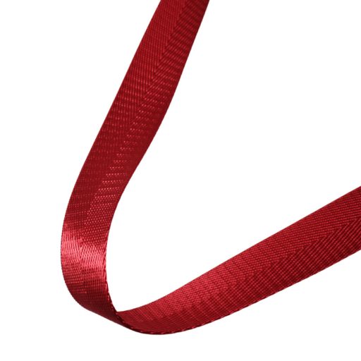 Satin Webbing, Red, 25 mm