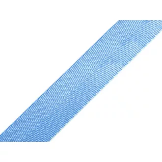 Satin Webbing, Light Blue, 25 mm