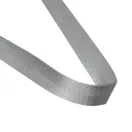 Satin Webbing, Light Grey, 25 mm