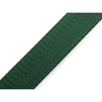 Satin Webbing, green, 25 mm