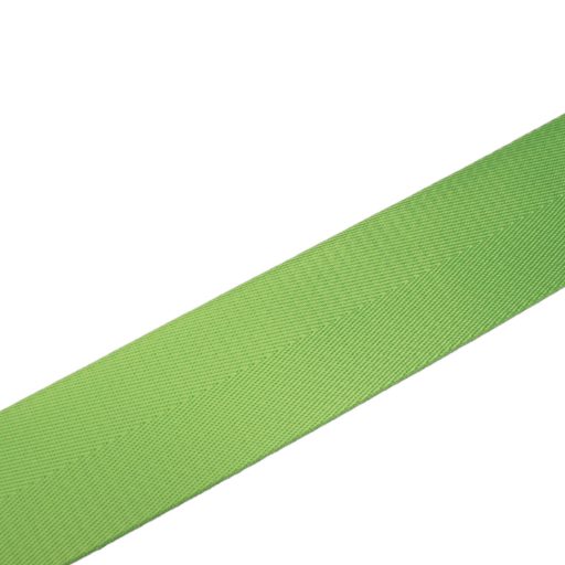 Neon green satin webbing, extra wide, 5 cm