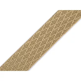 Glossy Double-Sided Webbing Extra Strong, 38 mm, Beige