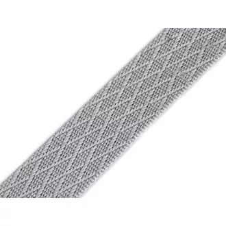 Glossy Double-Sided Webbing Extra Strong, 38 mm, Grey