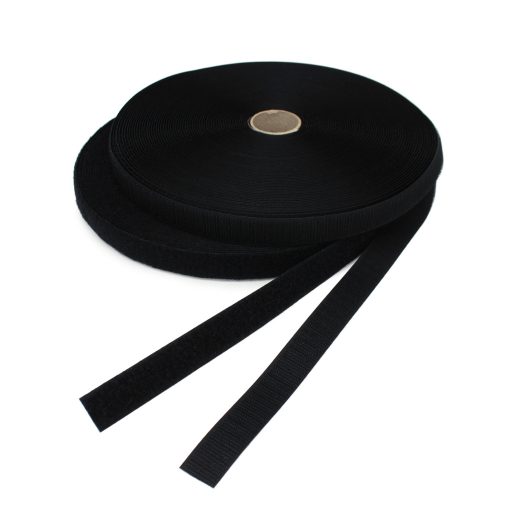 VELCRO® Hook & Loop Tape, Black 20 mm