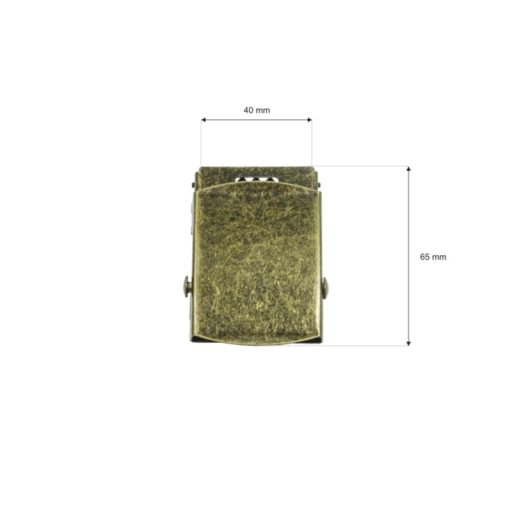 Military Belt Buckle, antique, 40 mm