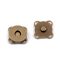 Sew on Magnetic Lock, Antique Brass, 14 mm