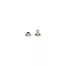 Small Rivet, Double Headed, Silver, 6 mm