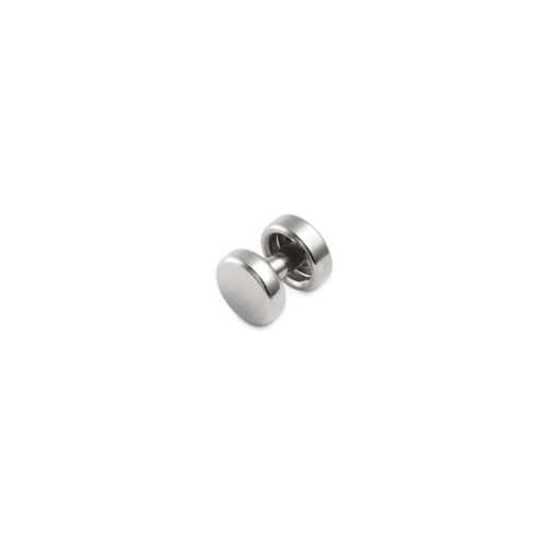 Double Headed design stud, Nickel 9 mm