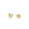 Lapos design szegecs fej domború talppal, arany 9 mm