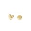 Lapos design szegecs fej domború talppal, arany 9 mm